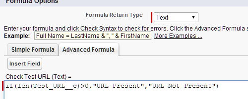 URL Formula